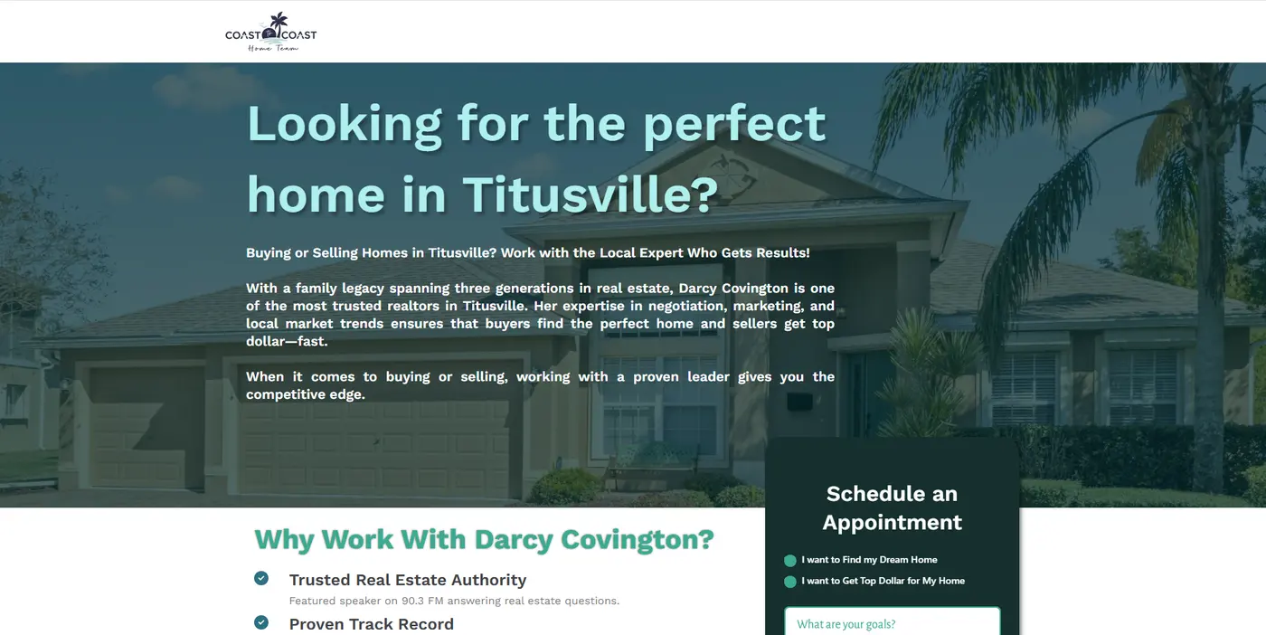 Residential real estate website